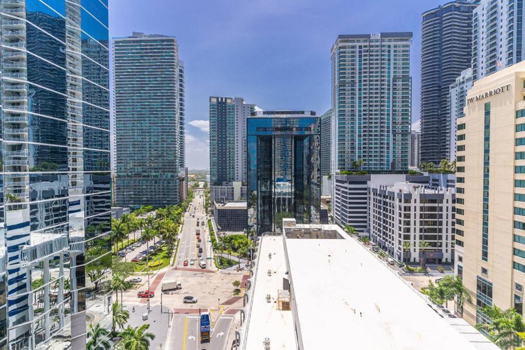 شقة Modern 2/2 With Beautiful Ocean And Brickell Views ميامي المظهر الخارجي الصورة